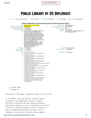 Wikileaks Cable 08algiers1267 A