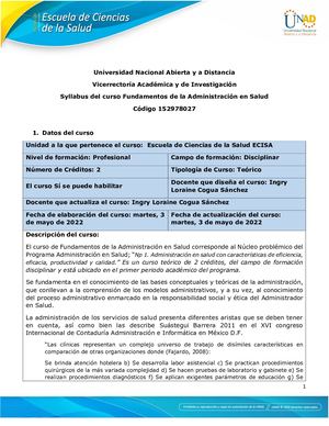 Syllabus Fundamentos De La Administración En Salud 152978027