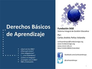 Derechos básicos de aprendizaje