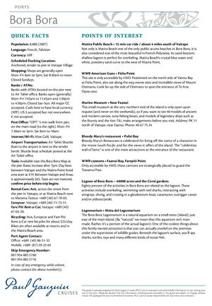 Calaméo - Port Info Bora Bora - English