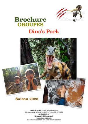 Brochure Dino's Park 2023