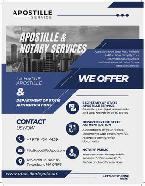 Apostille Service In MA - Secretary Of State Apostille Service