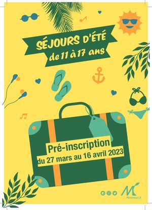 Séjours Jeunesse Ete 2023