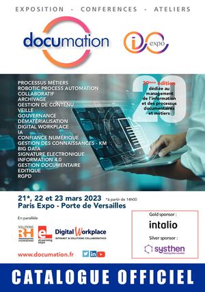 Catalogue DOCUMATION-iEXPO 2023