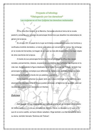 Introducción Mujeres Don Quijote Pdf