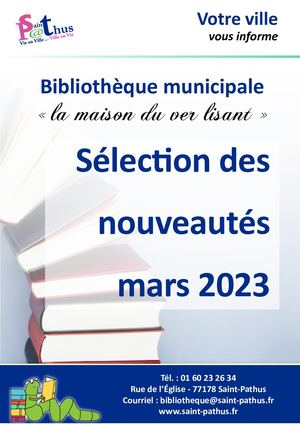 Bibliothèque municipale - La sélection des nouveautés de mars 2023