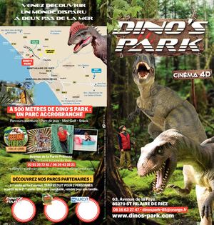 Flyer Dino's Park 2023