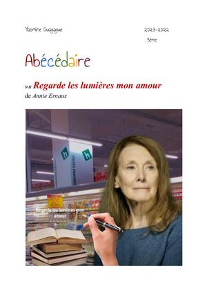 Abécédaire Regarde les lumières mon amour