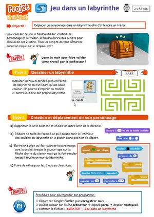 3 - Scratch Projet 1 Le Labyrinthe