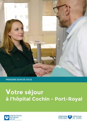 Livret d'accueil HÔPITAL COCHIN PORT-ROYAL