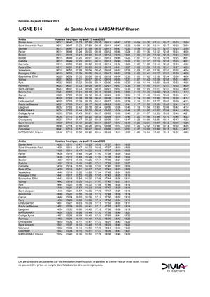 B14 Vers MARSANNAY Charon - Grève Du Jeudi 23 Mars