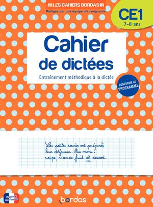 Cahier de dictées CE1