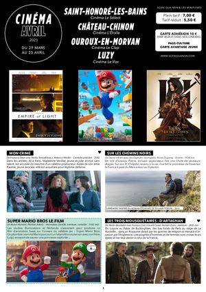 Prog Cinéma Morvan Avril