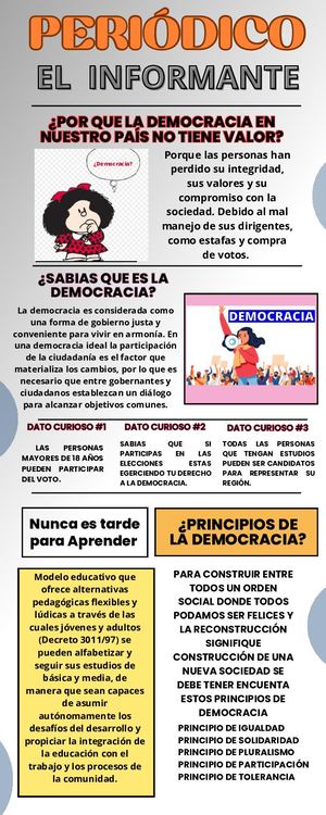 Infografía De Periódico Moderno Ordenado Colorido (1)