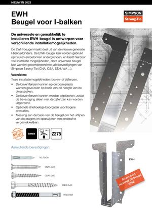 Ewh Beugel voor I-balken NL