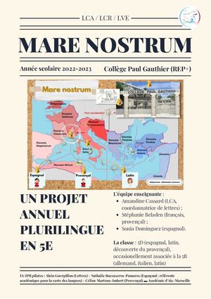 Mare Nostrum Clg Gauthier Au 15 03 2023