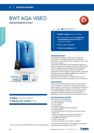 Fiche Produit BWT AQA VISEO