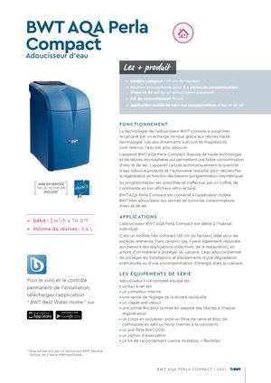 Fiche Produit BWT AQA PERLA COMPACT