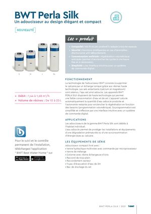 Fiche Produit BWT PERLA SILK