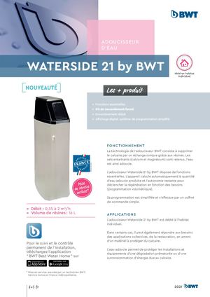 Fiche Produit BWT WATERSIDE