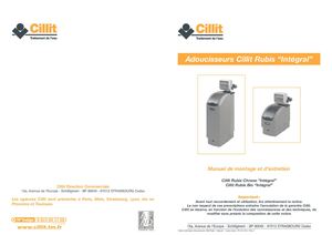 Notice CILLIT RUBIS INTEGRAL
