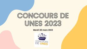 Concours De Unes 2023