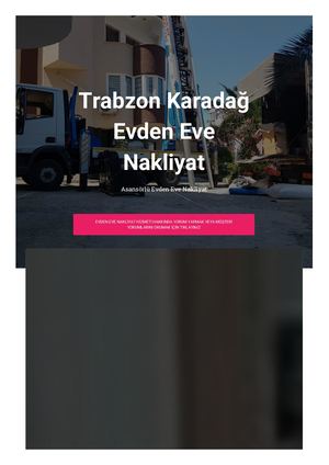 Trabzon Evden Eve Nakliyat