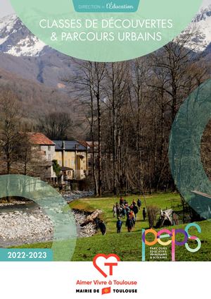 Le catalogue 2022-2023 des Peps à L'école