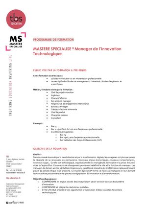 TBS MS Programme MIT 23 24