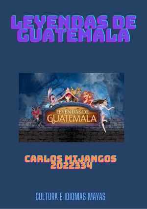 Leyendas de Guatemala