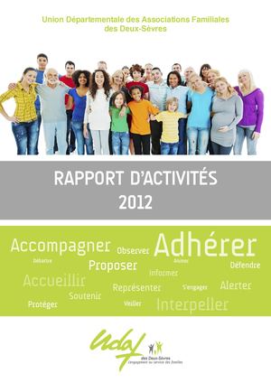 RAPPORT D'ACTIVITE 2012 - UDAF 79