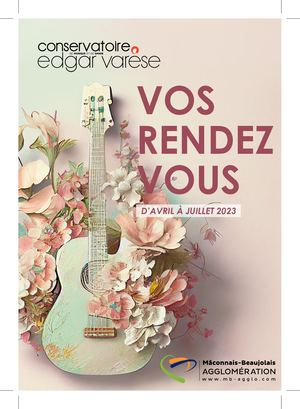 Plaquette Rendez Vous Avril Mai Juin Juillet 2023