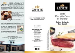 LAFITTE - Catalogue Boutiques Crus & Traiteur (2022 - 2023)