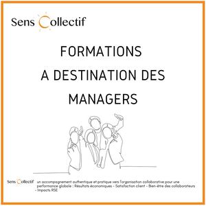 Catalogue de formation à l'intention des managers par  Sens Collectif Management
