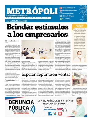 Metrópoli, Jueves 18 De Marzo De 2021