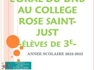 Présentation 3 Oral Dnb 2023