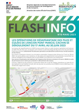 Requalification de la RN10 à Trappes - Flash info n°8