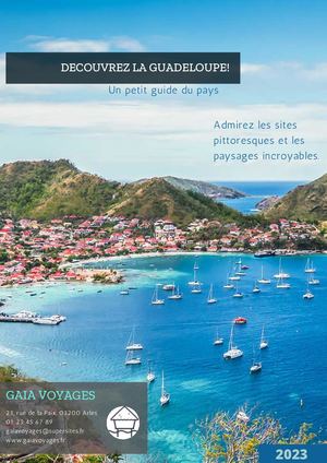 Brochure Guadeloupe