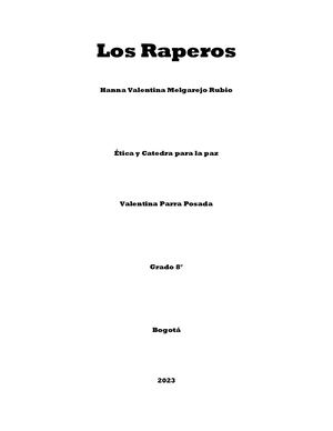 Tribu Urbana Los Raperos