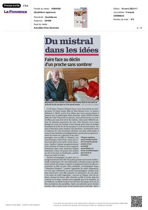 2023 03 20 La Provence 19 Mars 2023 10000000064753315