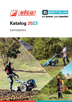 Bertolini und Efco Produktkatalog 2023