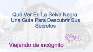 Queverenlaselvanegra