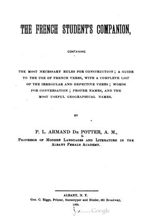 Étudiants français (1870, Armand de Potter)