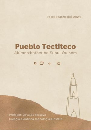 Pueblo Tektiteko Katherine Suhul