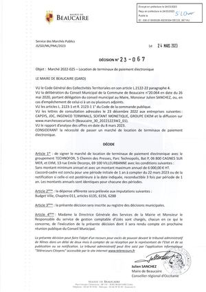 Décisions 24 03 23