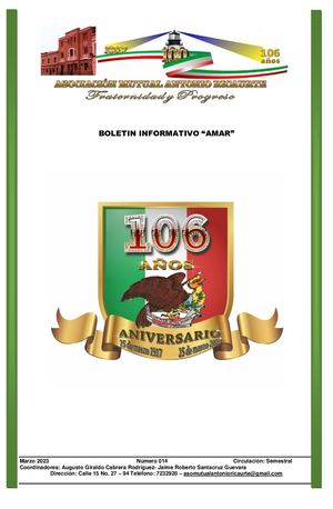 Boletin Informativo Asociacion mutual Antonio Ricaurte