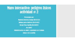 Actividad#2 Riesgos Fisicos