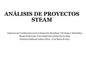 Análisis Proyectos Steam