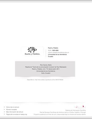Teoria De La Comunicacion