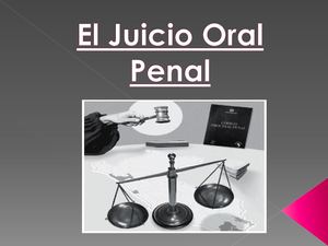 Parte Práctica El Juicio Oral Penal